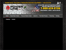 Tablet Screenshot of powerlineindustries.com